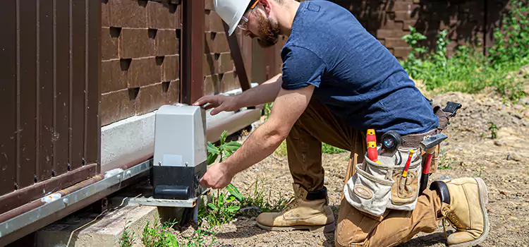 Electric Driveway Gate Installation Bend