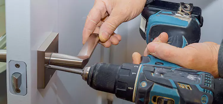 Security Door Lock Installation Bend